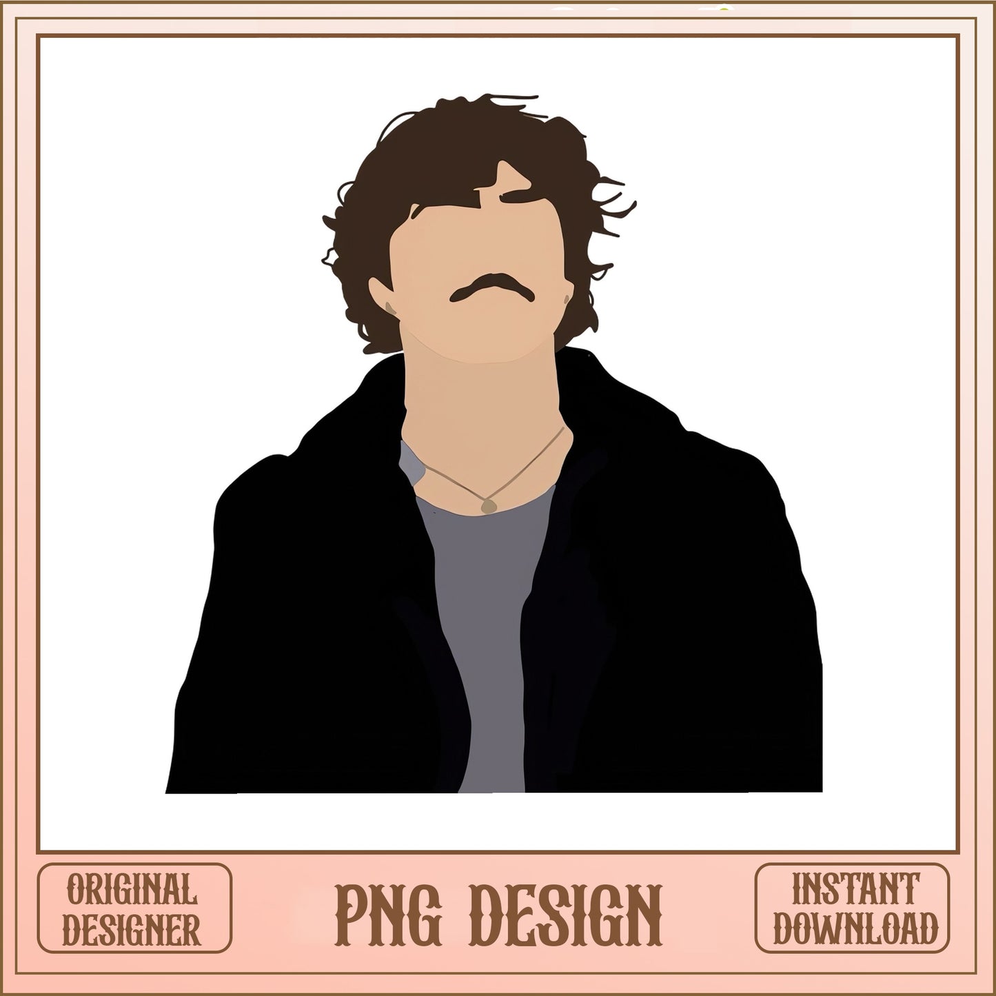 Shawn Mendes Flat Art PNG, Pop Star Clipart PNG, Music Lover PNG