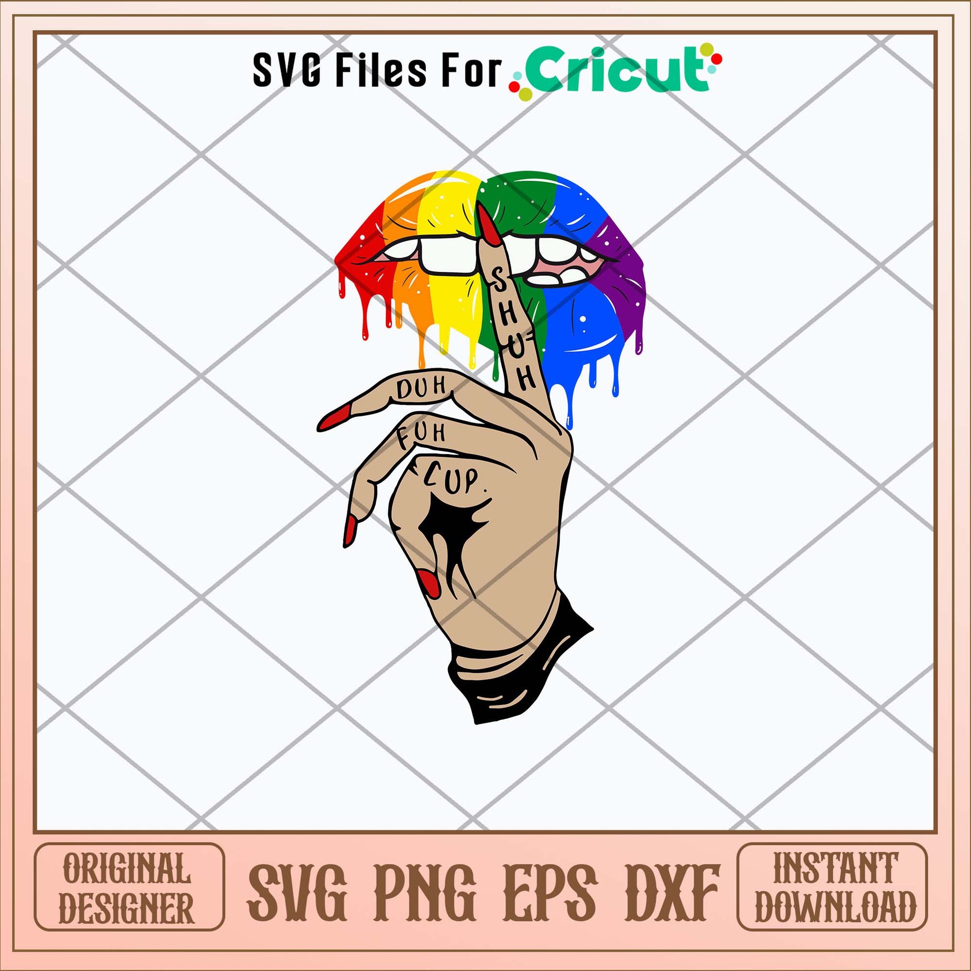 Shuh Duh Fuh Cup Lips Svg, Lip Svg-Svgfilesforcricut