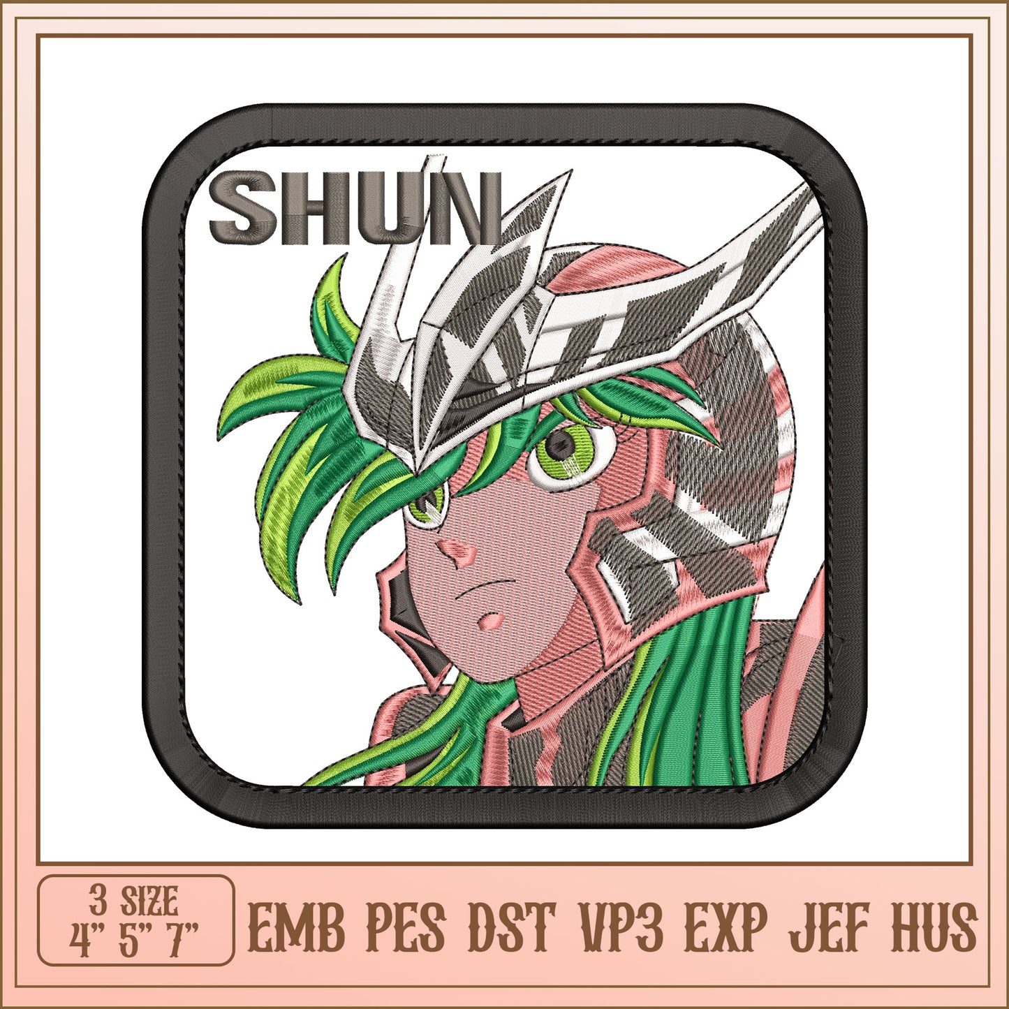 Shun Embroidery Design Patch