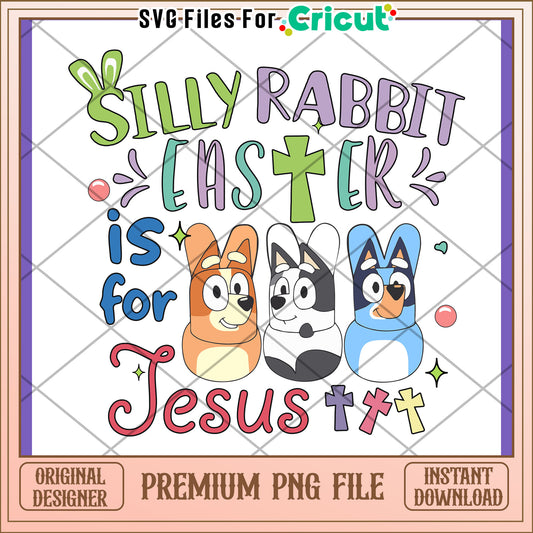 Silly Rabbit Easter PNG Design