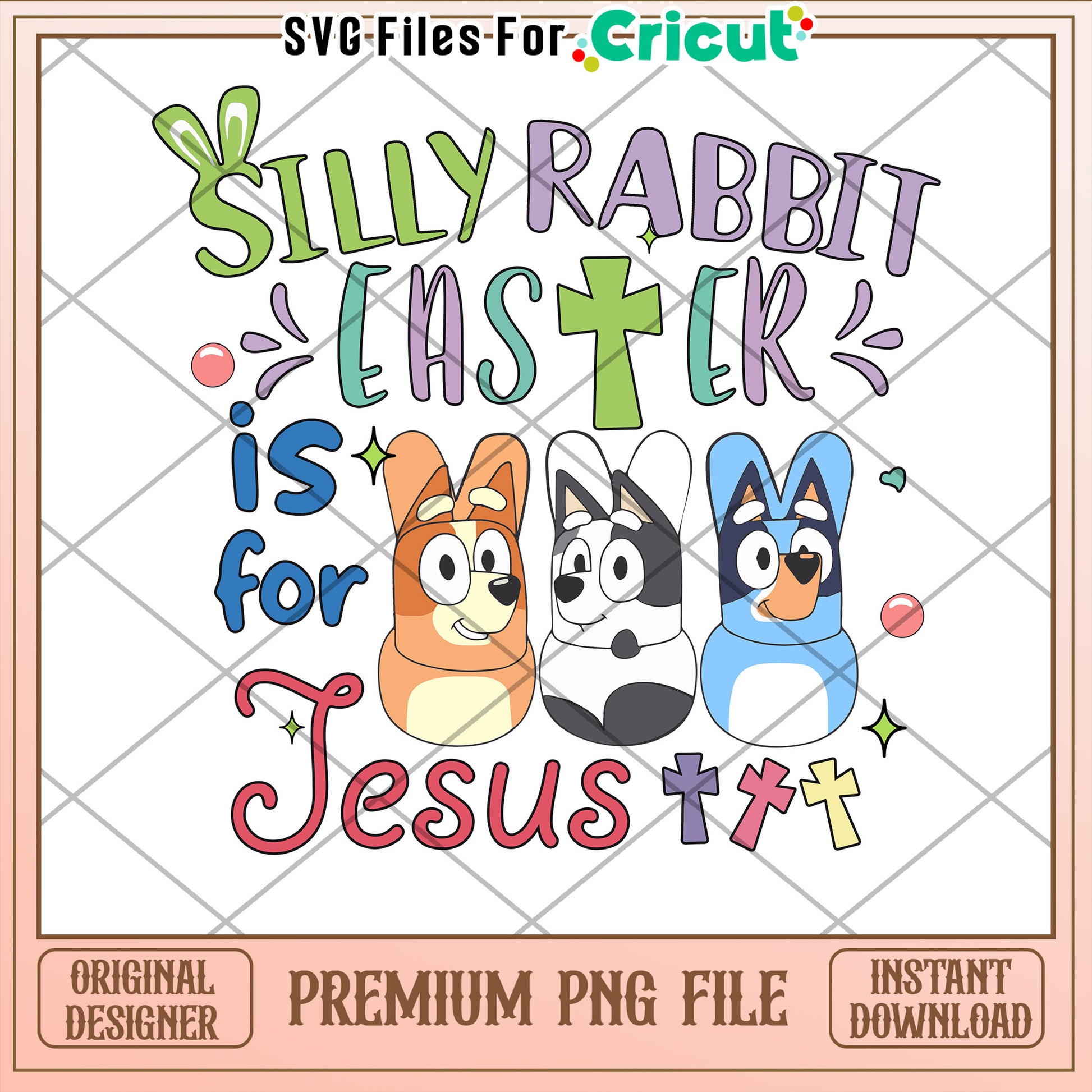 Silly Rabbit Easter PNG for Jesus