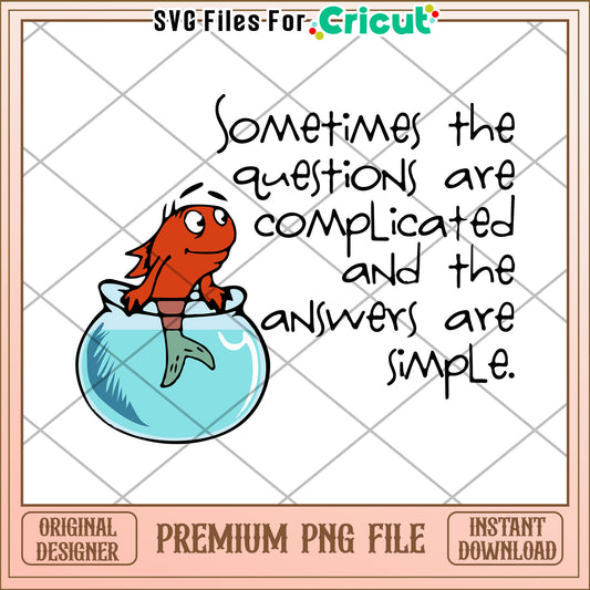 Simple Answers PNG Design Download