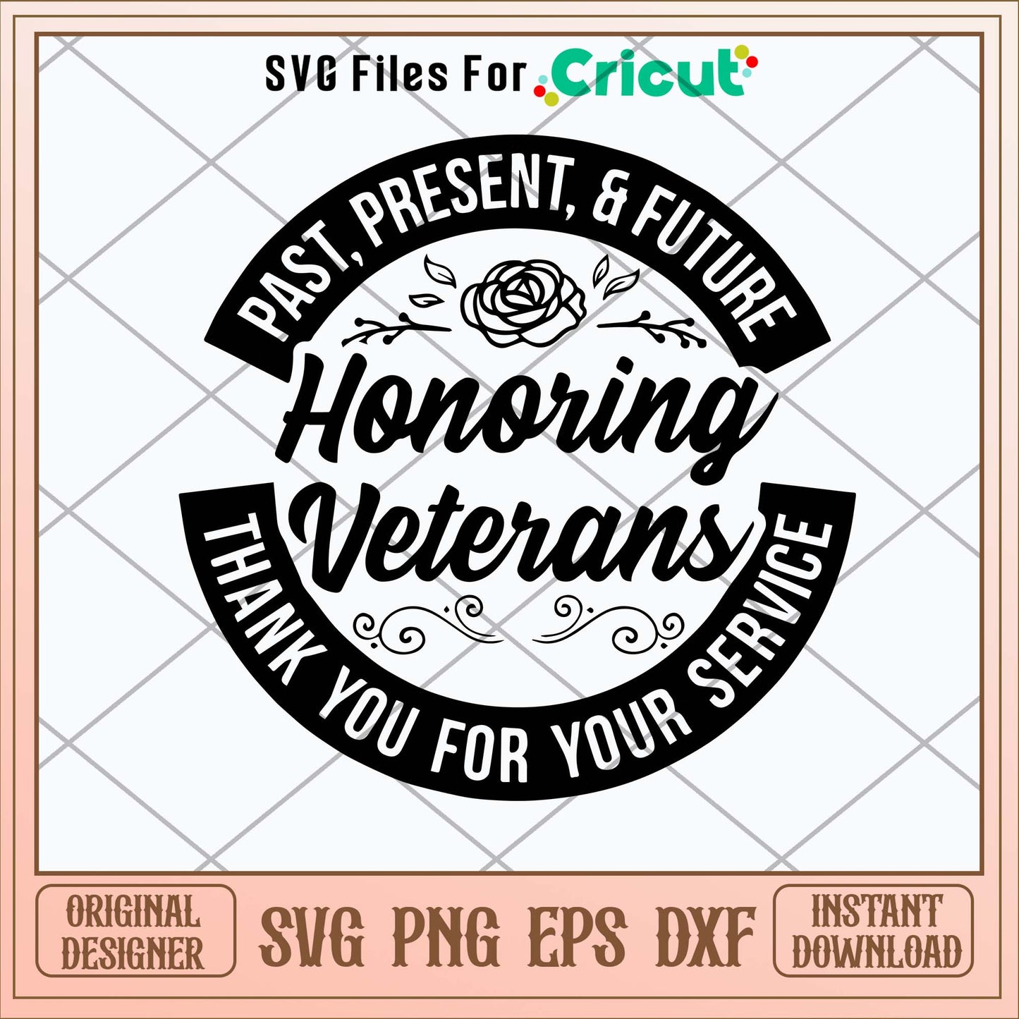 Sincerely Thank You To The Veterans Svg, Honoring Veteran Svg-Svgfilesforcricut