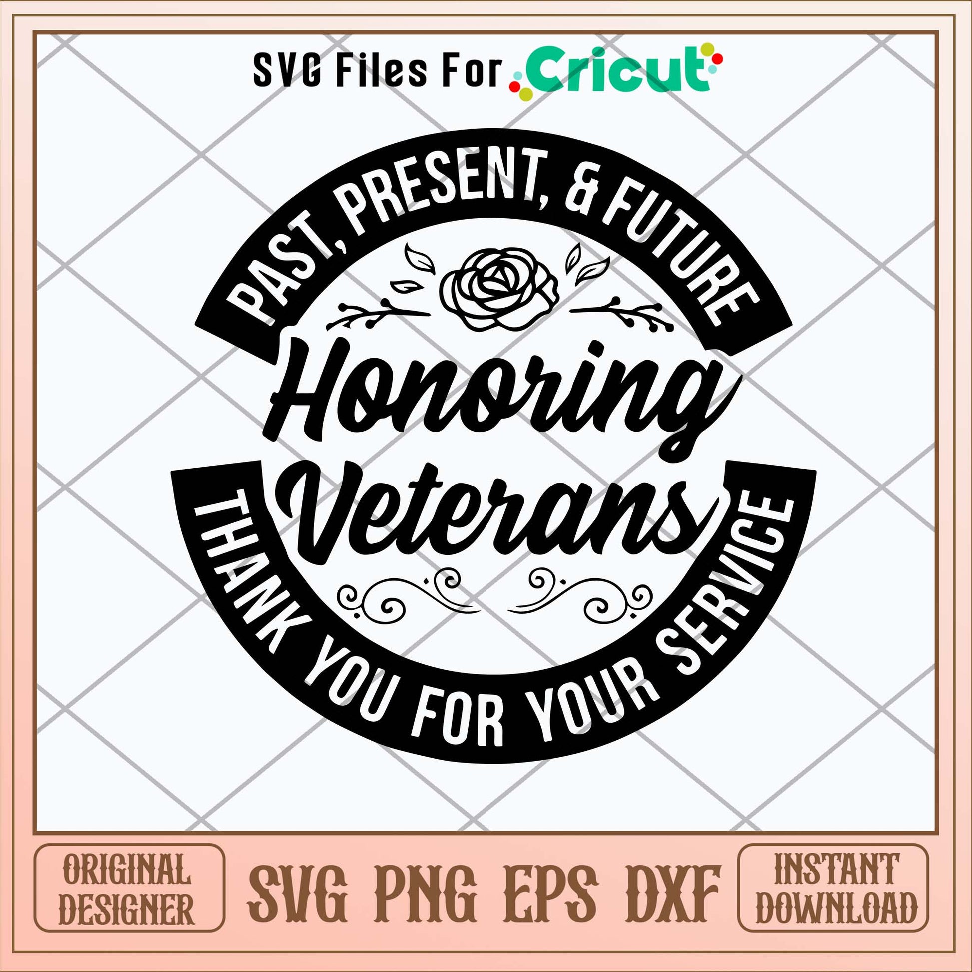 Sincerely Thank You To The Veterans Svg, Honoring Veteran Svg-Svgfilesforcricut