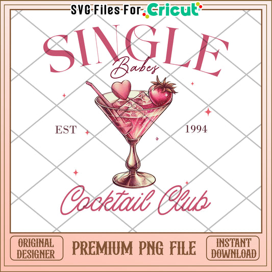 Single Babes Cocktail Club PNG