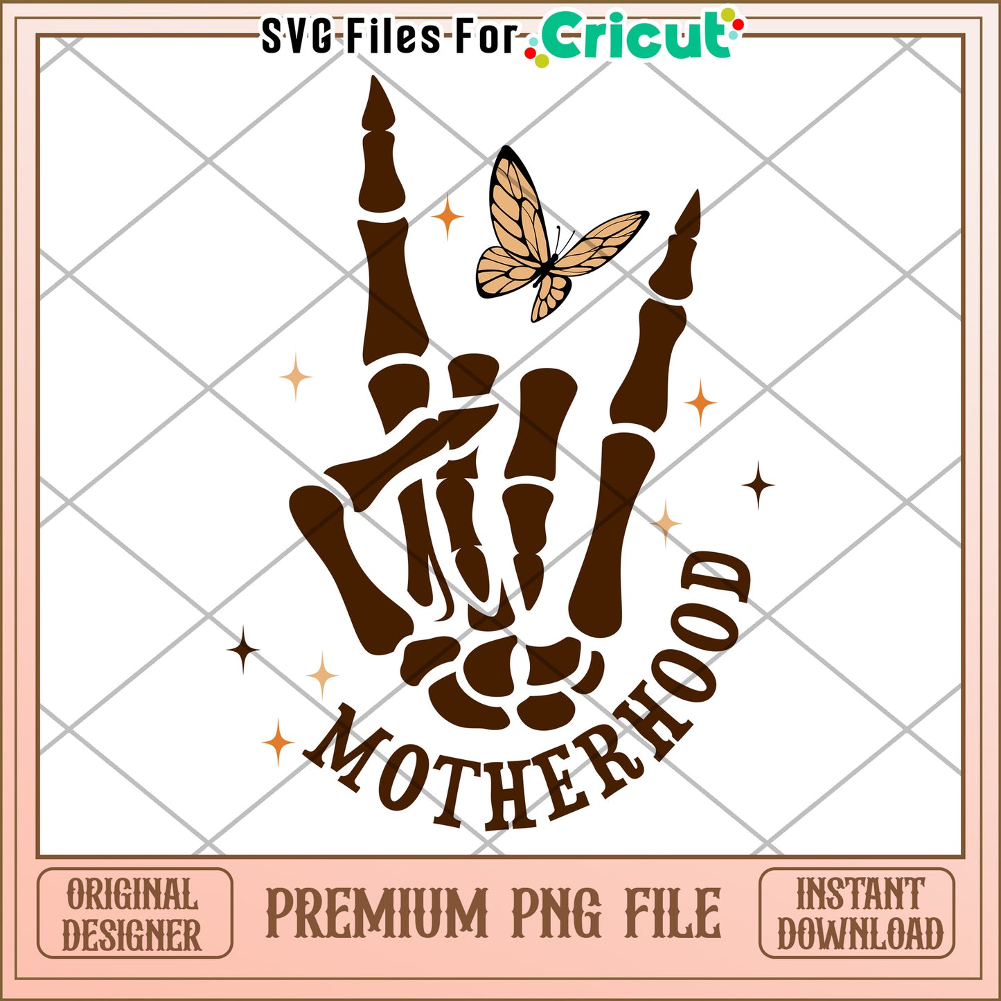 Skeleton Hand Motherhood PNG