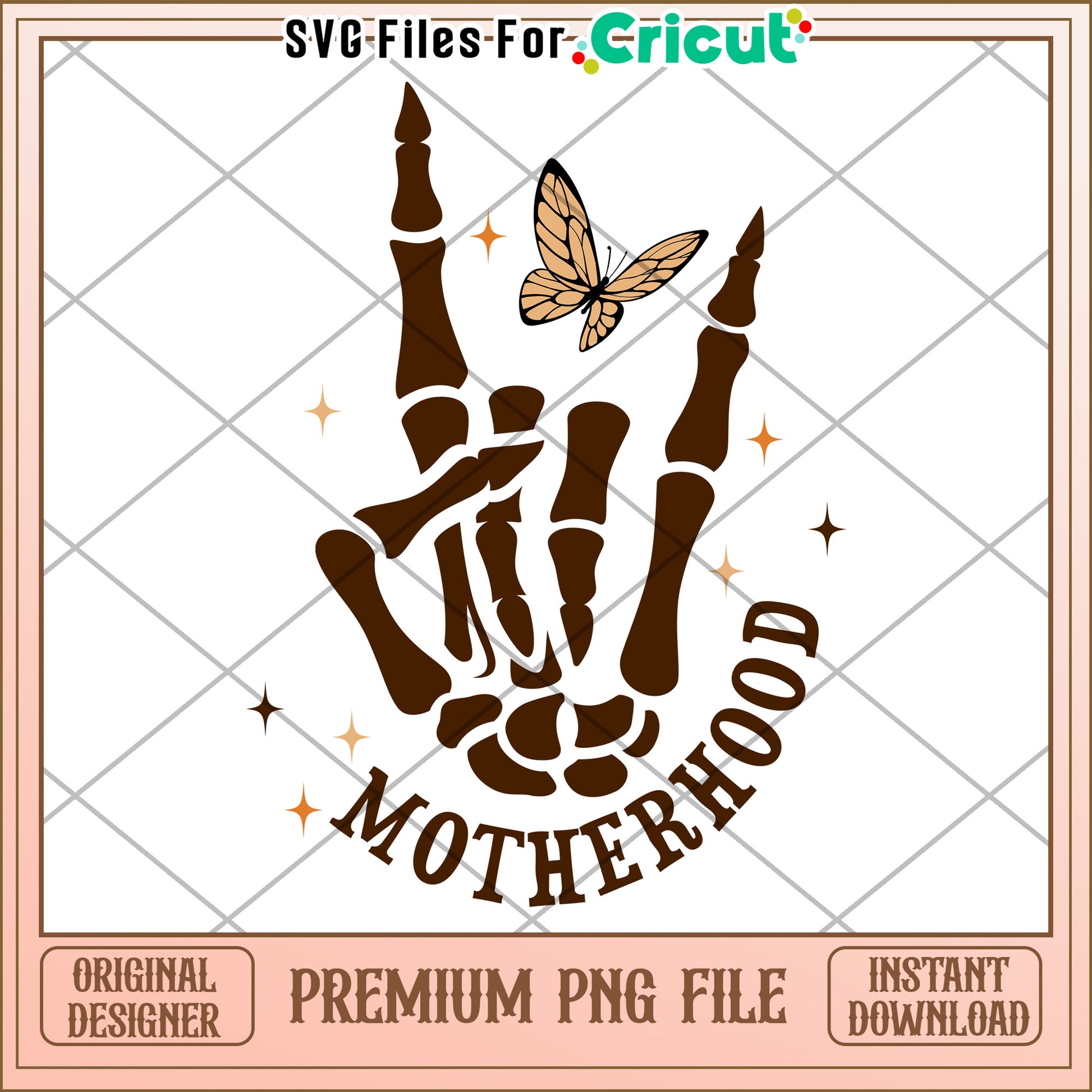 Skeleton Hand Motherhood PNG