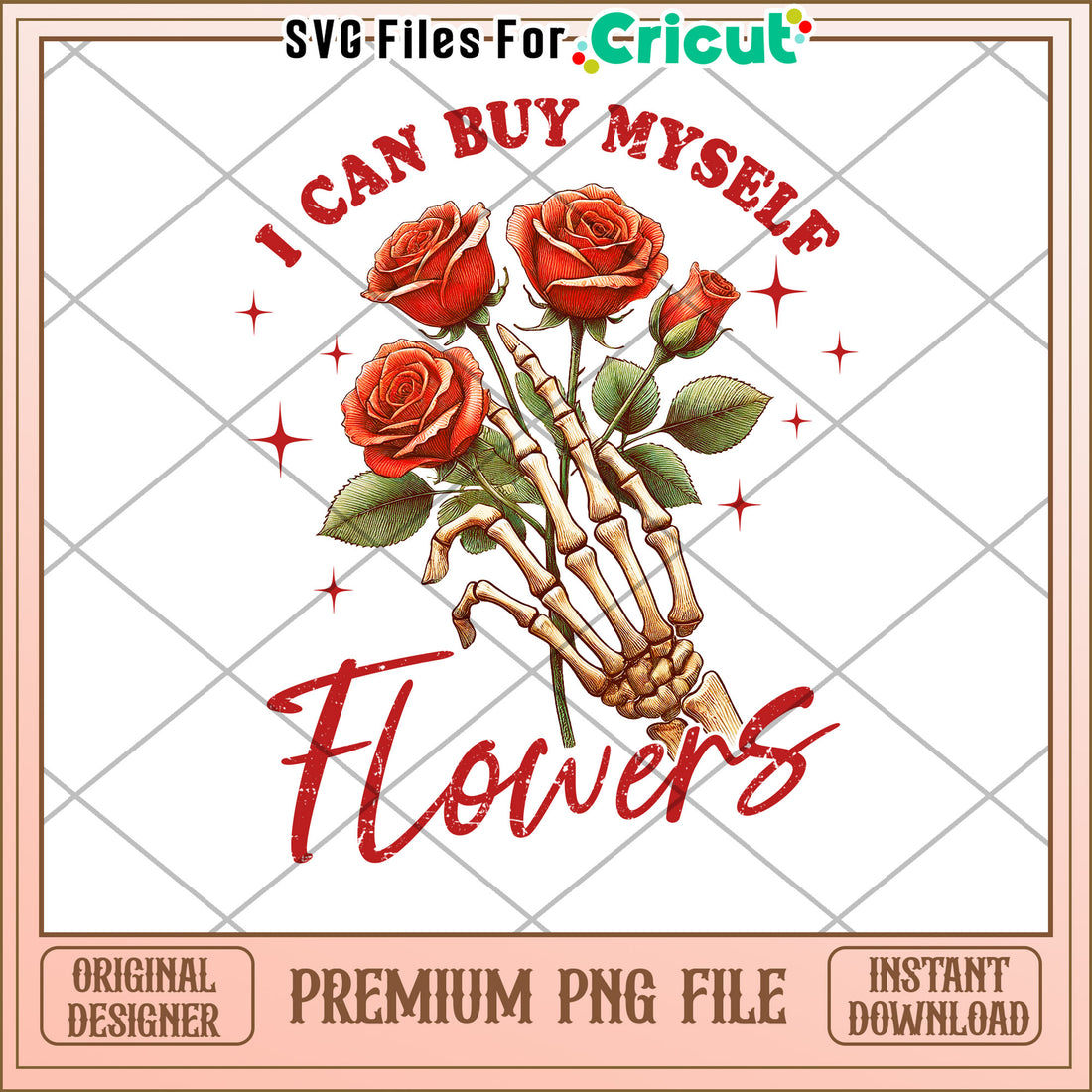 Skeleton Hand Roses PNG Download – svg files for cricut