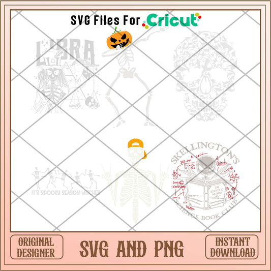 Skeleton halloween svg bundle, Halloween svg - Svgfileforcricut