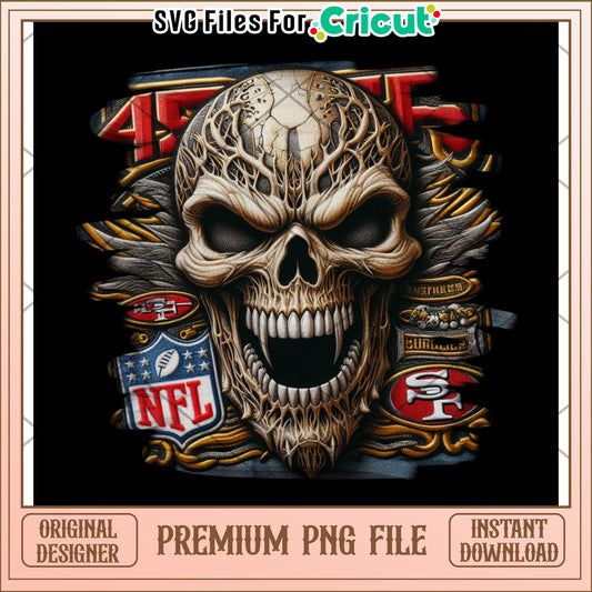 Skull Design PNG for Cricut Projects, Instant Download Available