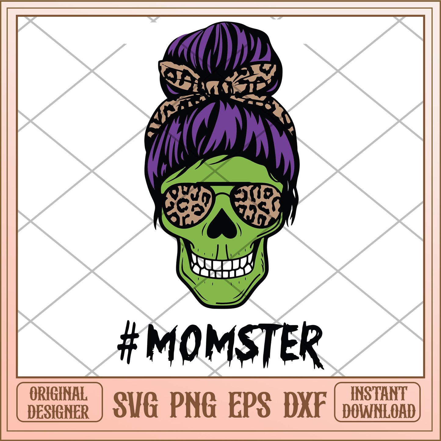 Skull momster svg, Disney characters svg, Digital Download