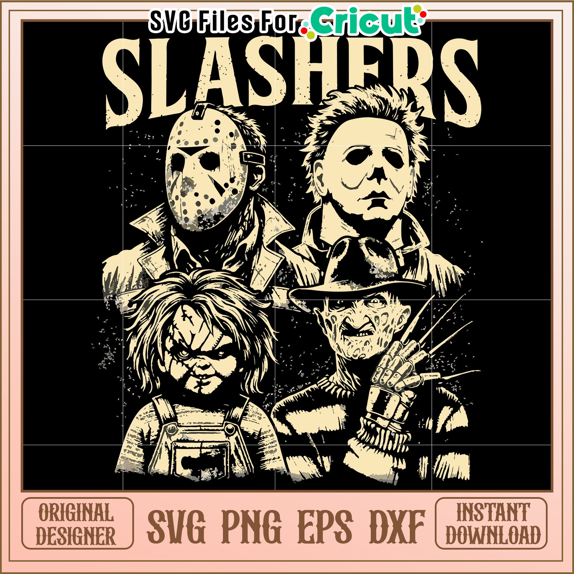Slashers svg, spooky halloween svg, halloween season svg