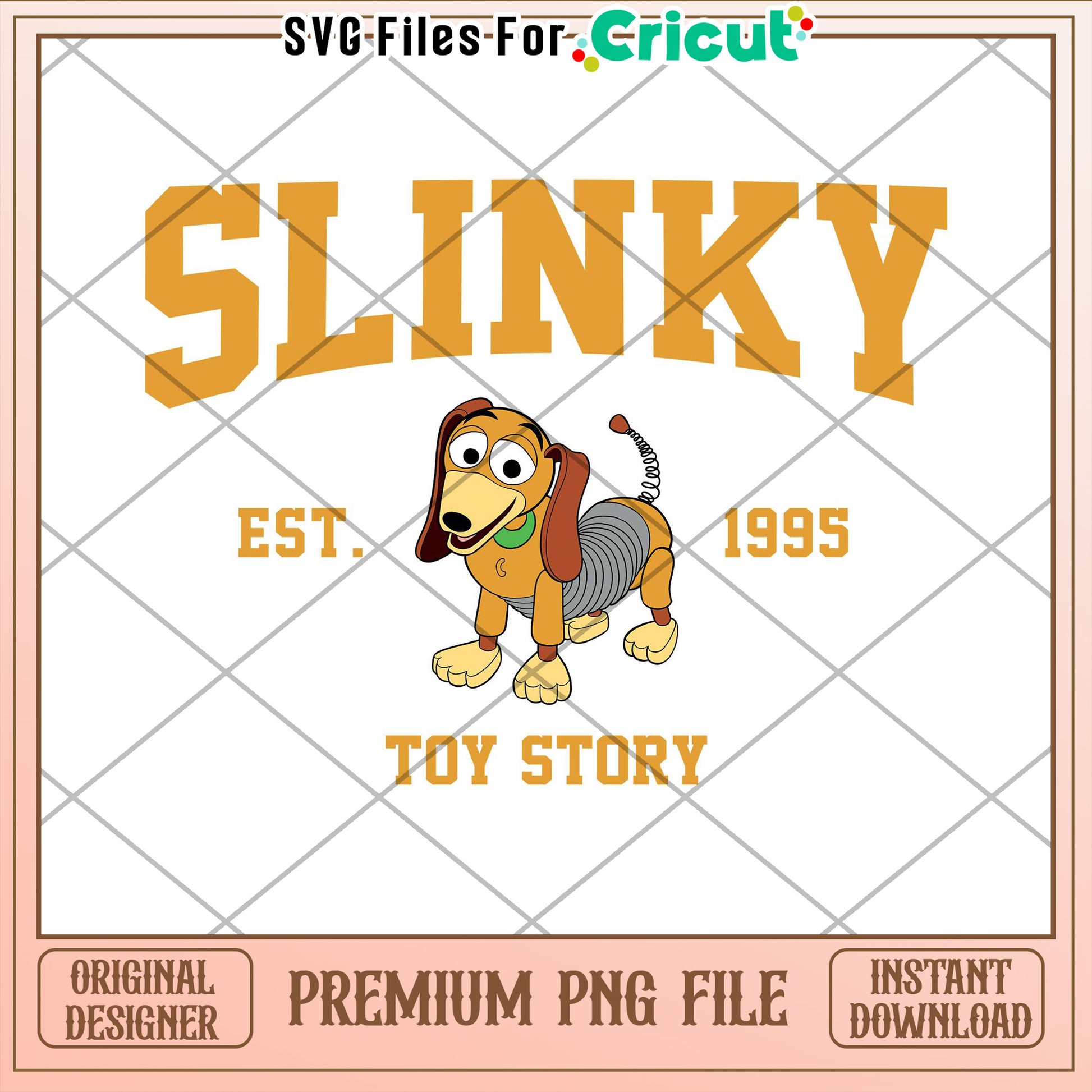 Slinky Dog Toy Story PNG Design