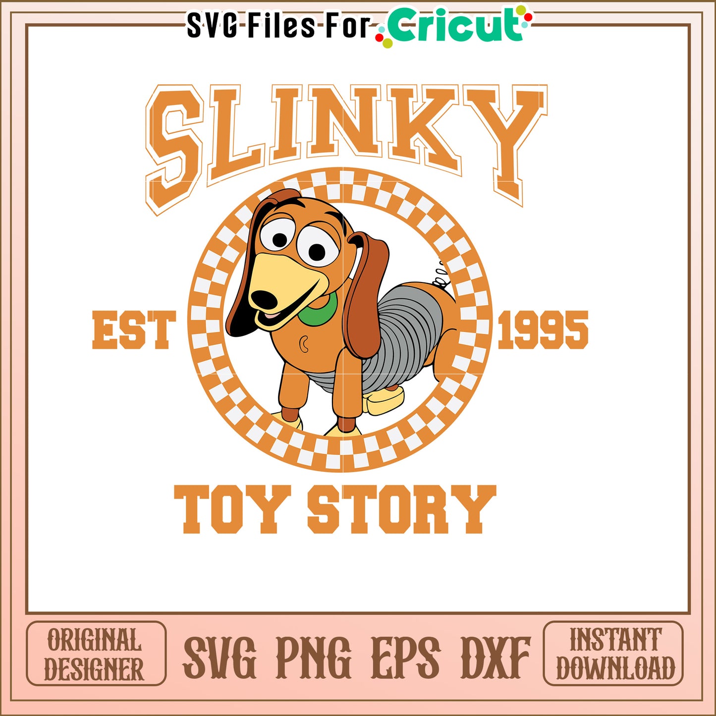 Slinky Dog Toy Story SVG 1995