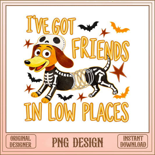 Slinky Dog Halloween PNG, Toy Story Halloween PNG, Friends In Low Places PNG