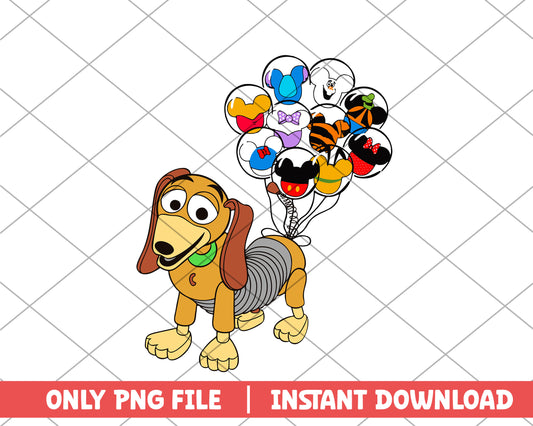 Slinky dog disney balloon disney png
