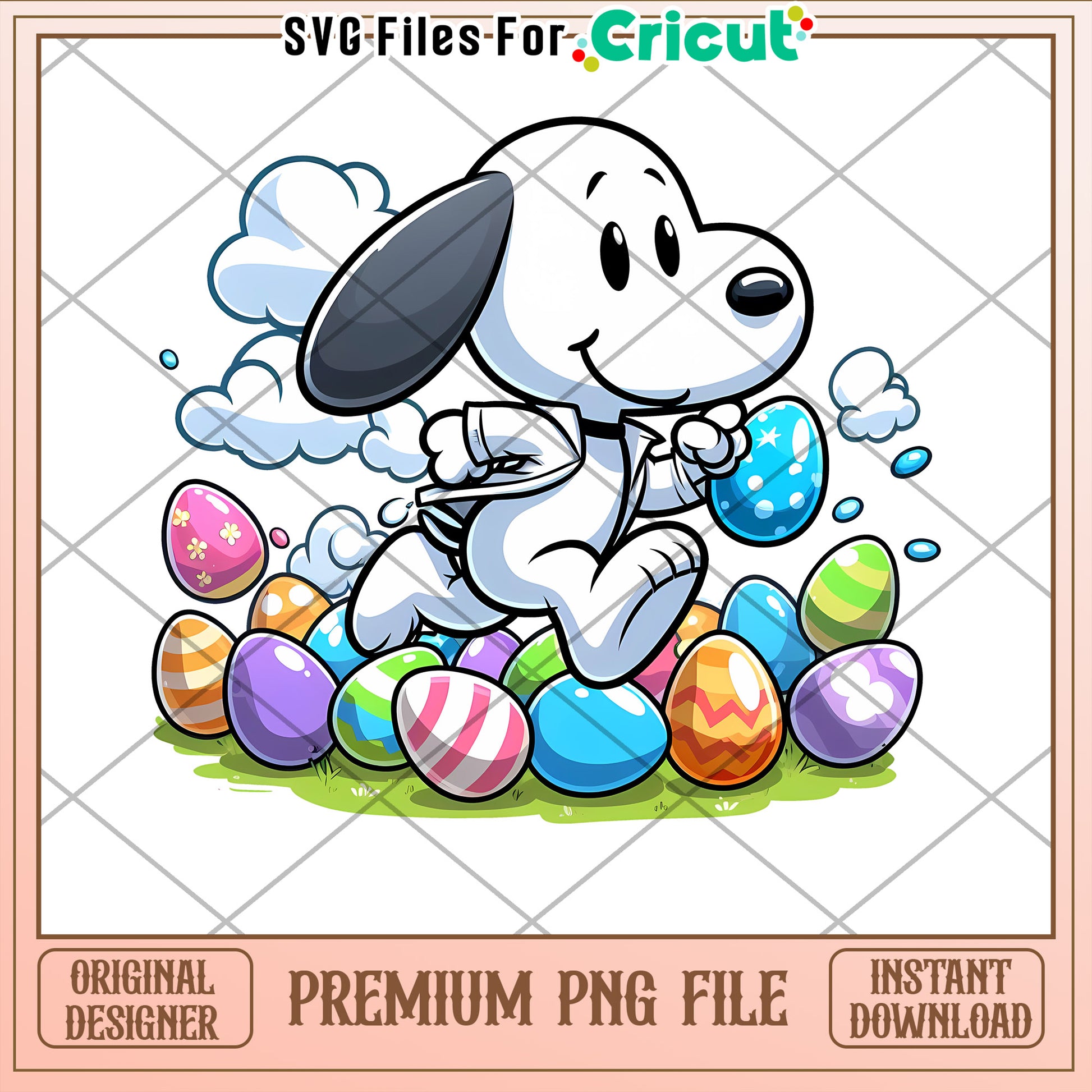 Snoopy Easter PNG Premium Instant Download