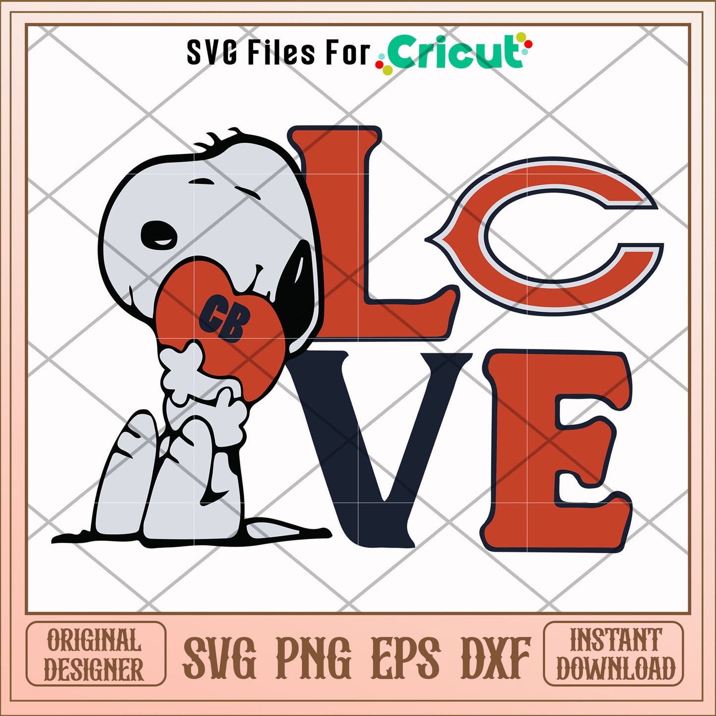 Snoopy love Chicago Bears svg, snoopy svg, other svg