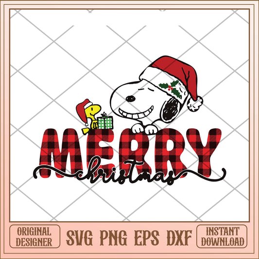 Snoopy merry christmas svg, Christmas Snoopy friends svg bundle