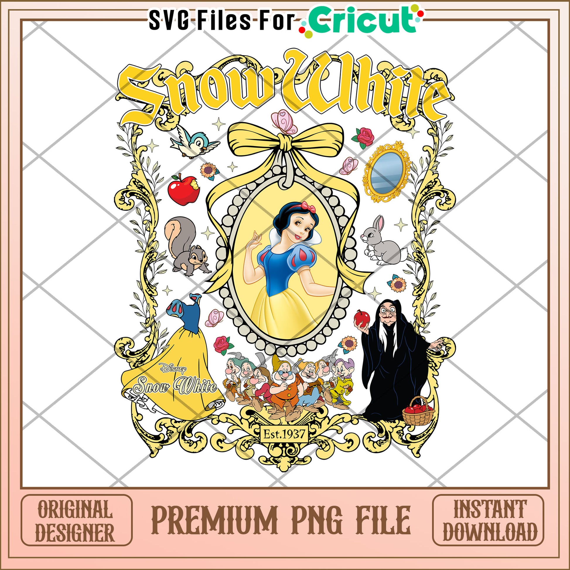 Snow White Fairy Tale Illustration, Premium PNG for Download