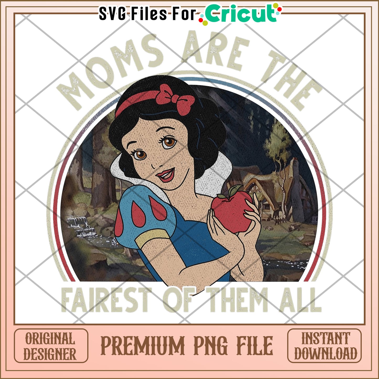 Snow White Mom PNG Sublimation Design