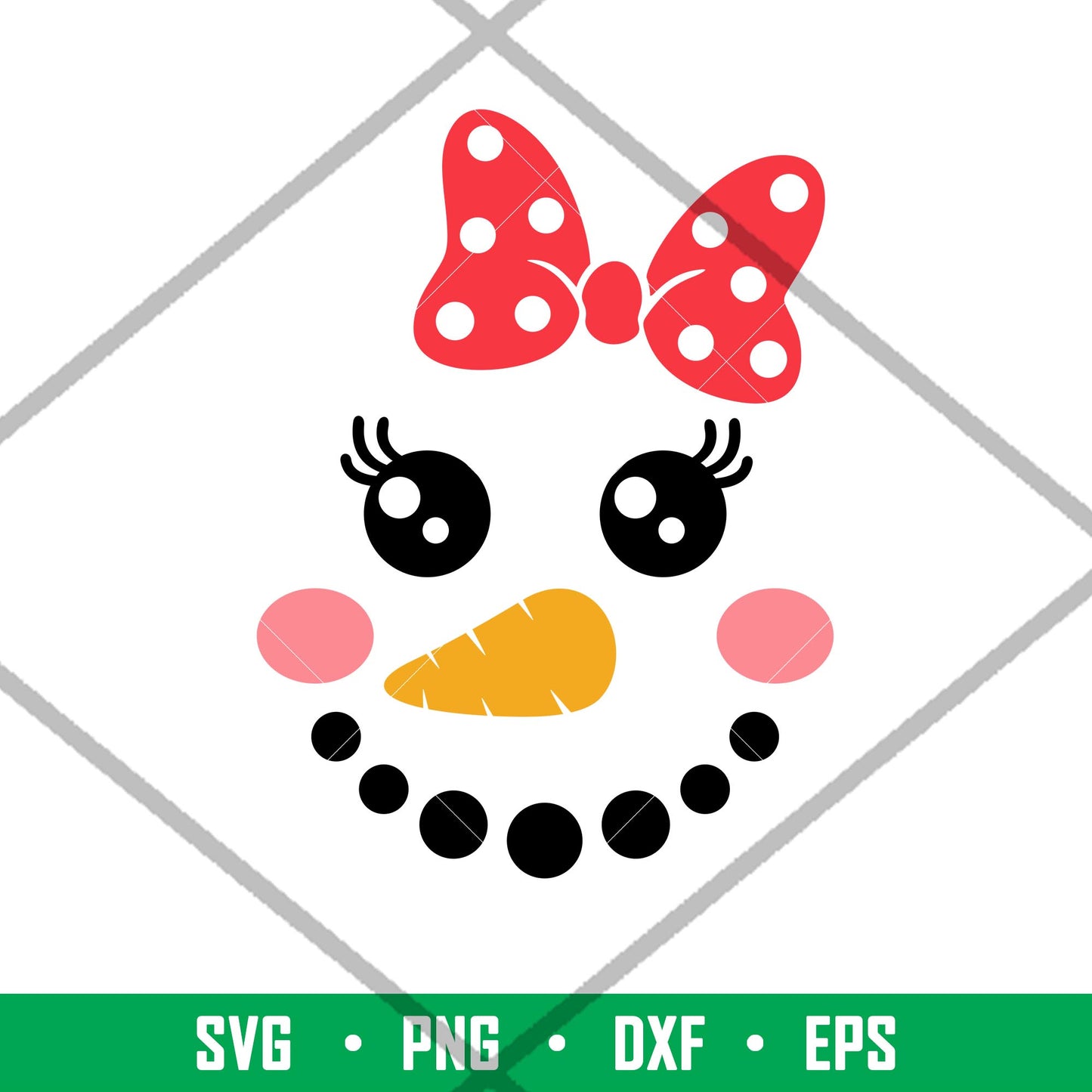 Snowman Face, Snowman Face Svg