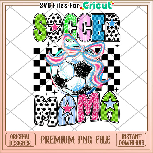 Soccer Mama PNG Design Cute Soccer Mom Graphic