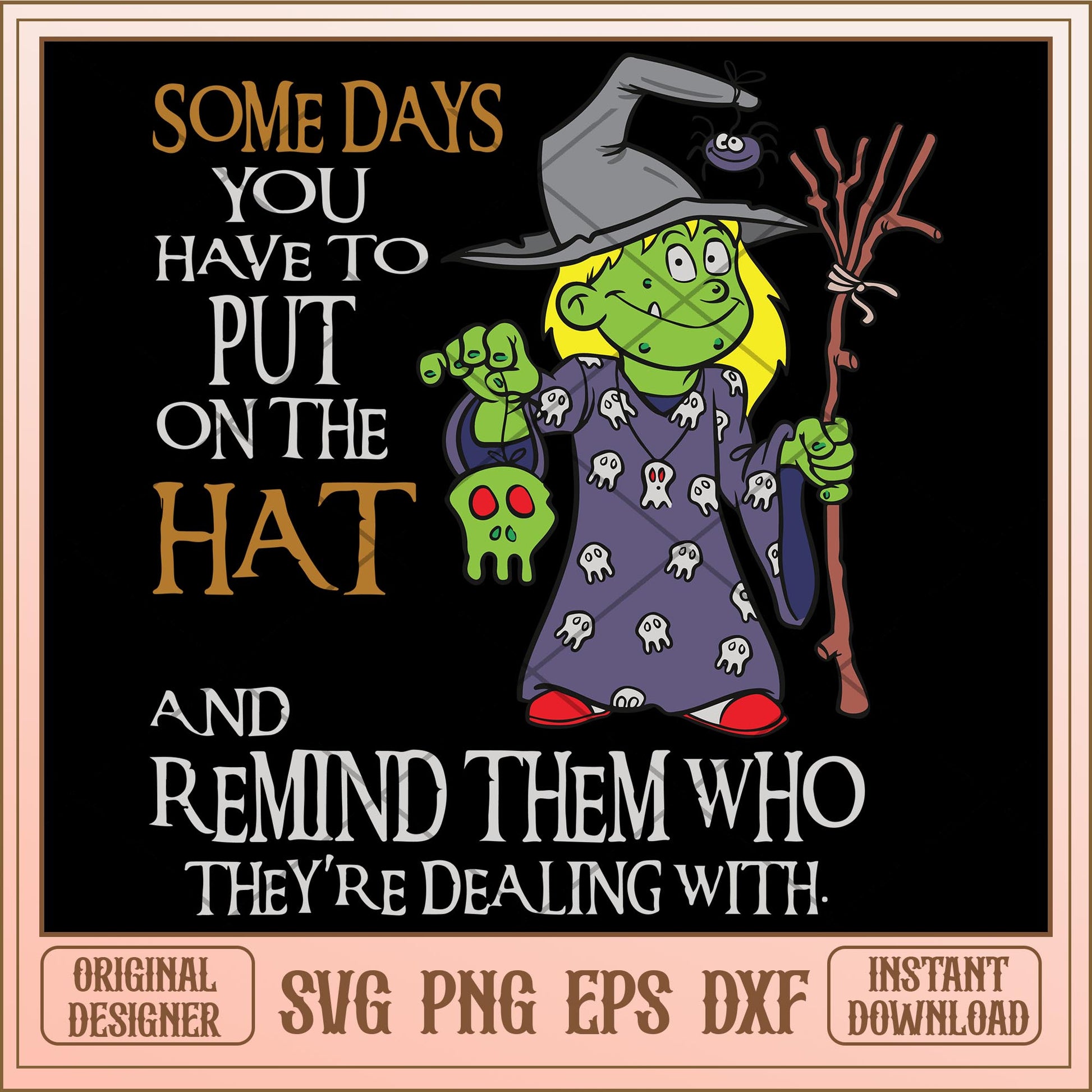 Some day you have to put on the hat svg, disney characters svg, digital download