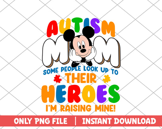 Some peple look up to their heroes autism png 