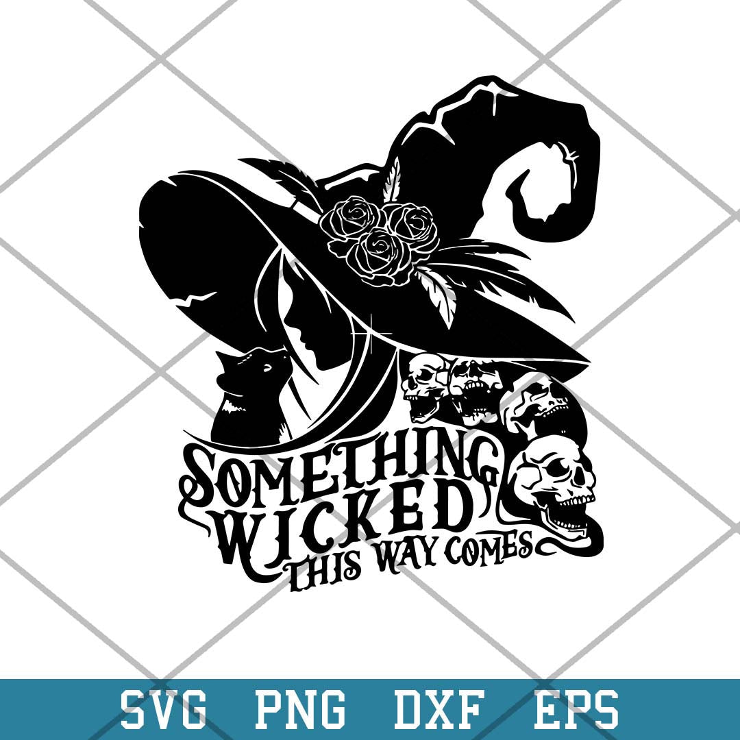 Something Wicked Halloween Svg, Halloween Svg-Svgfilesforcricut