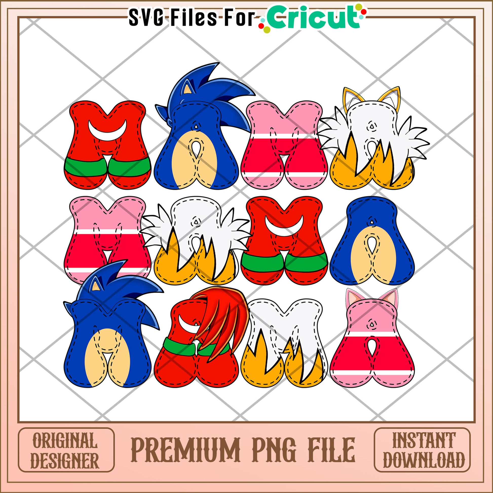 Sonic Characters Mama PNG File