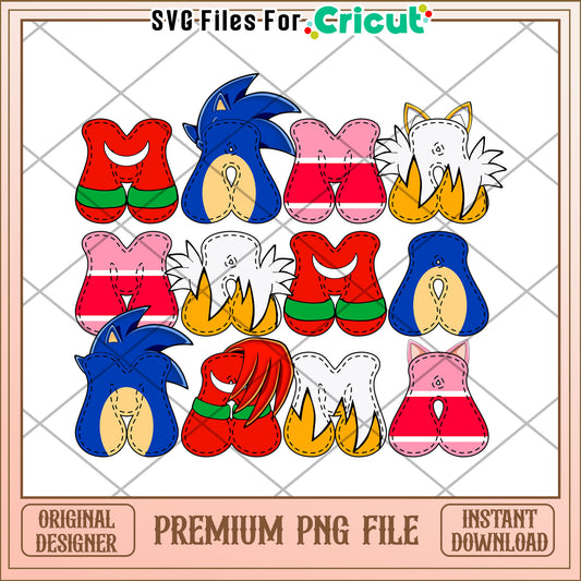 Sonic Characters Mama PNG File
