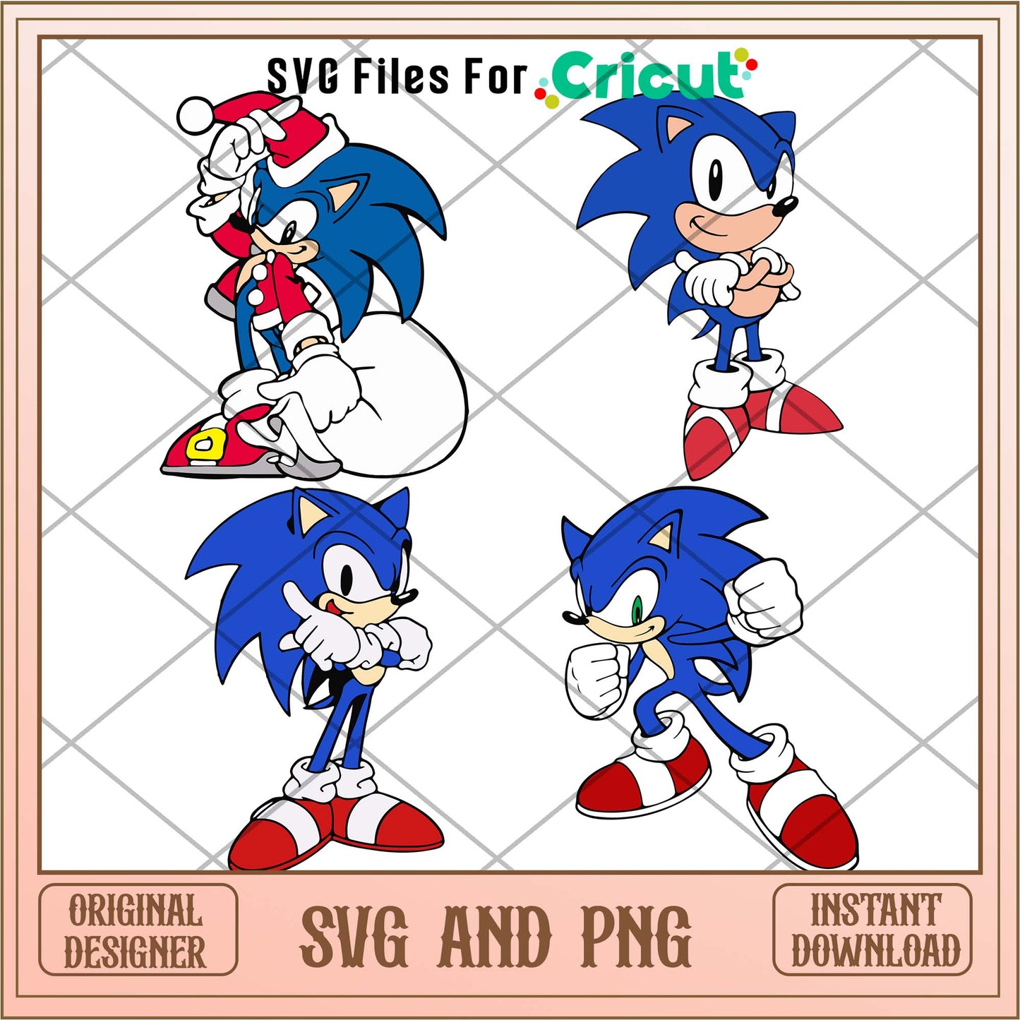 Sonic the Hedgehog series svg bundle