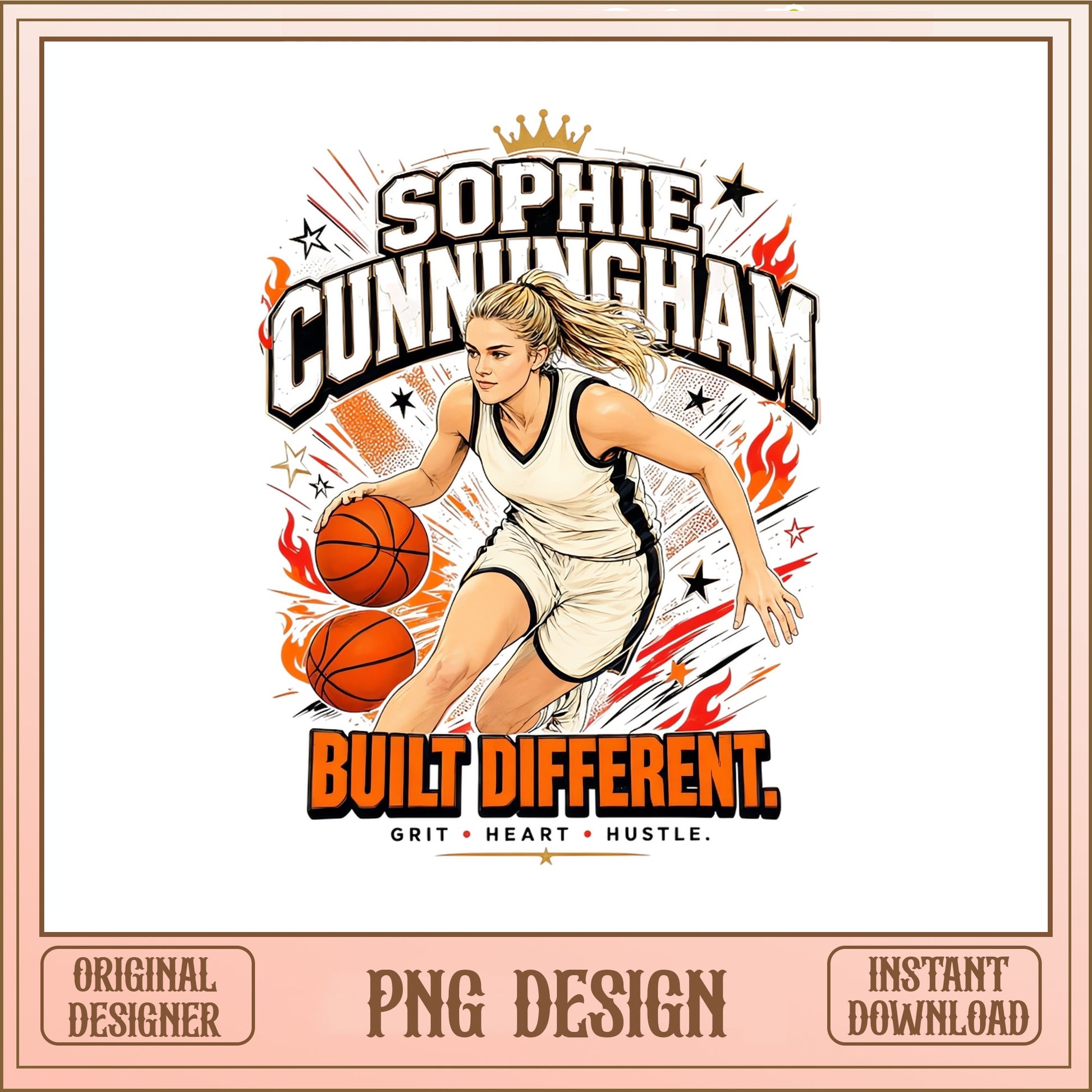 Sophie Cunningham Built Different PNG, Basketball PNG, WNBA PNG