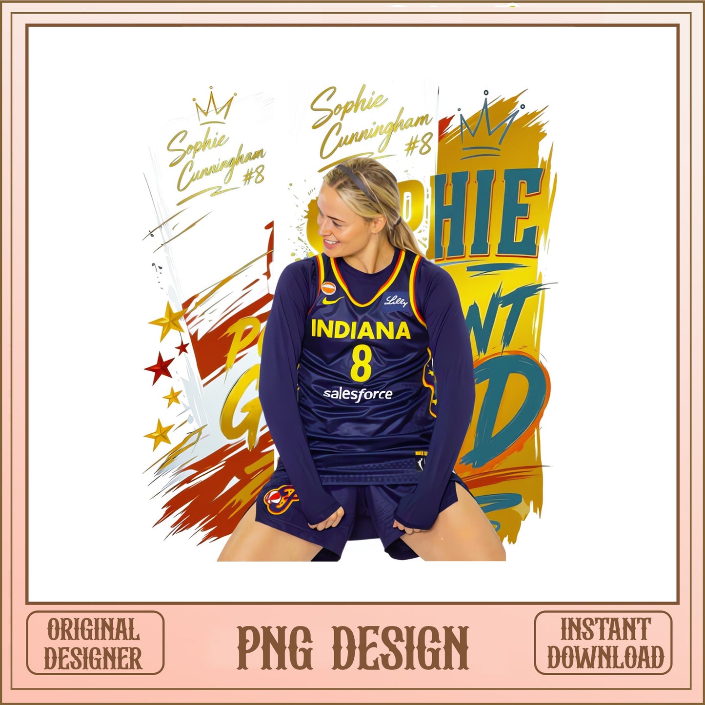 Sophie Cunningham PNG, Indiana Fever Basketball, WNBA PNG
