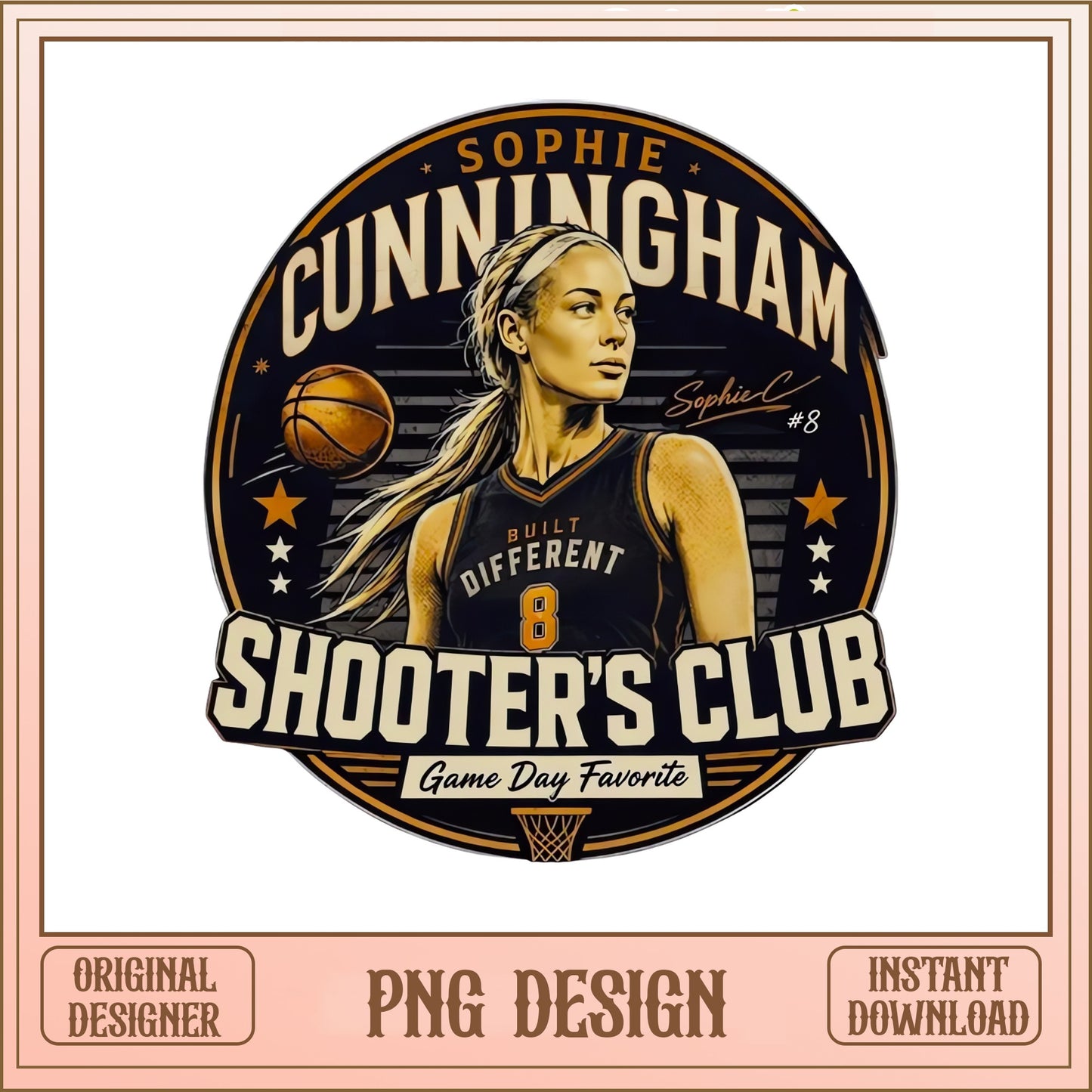Sophie Cunningham Shooters Club PNG, Basketball PNG, Game Day PNG