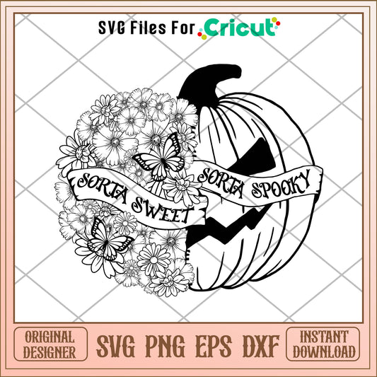 Sorta Sweet Sorta Spooky svg, Disney characters svg, Digital Download