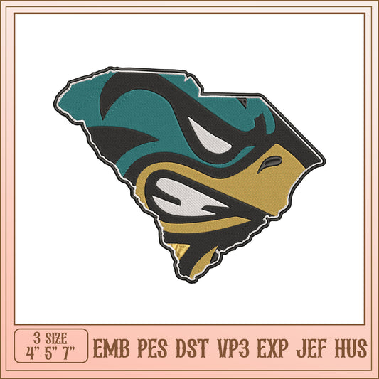 South Carolina Bird Embroidery Design