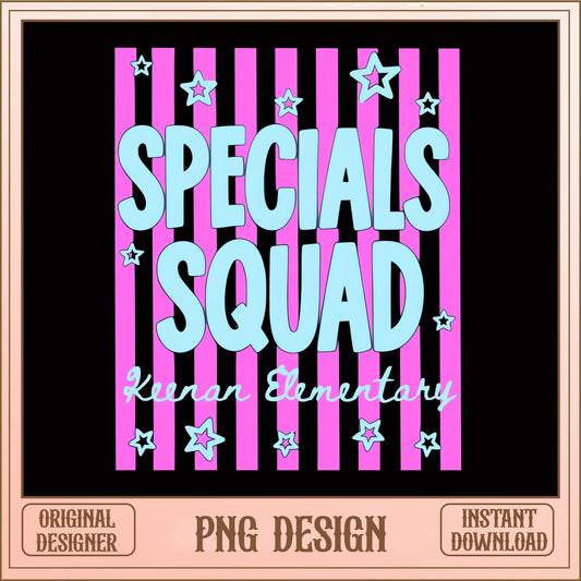 Specials Squad Teacher PNG, Elementary School Shirt, Teacher PNG