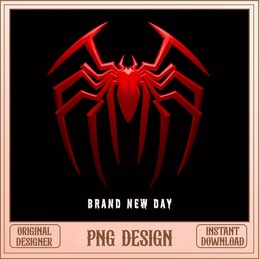 Spider-Man Brand New Day Logo PNG, Marvel Superhero PNG, Spiderman PNG