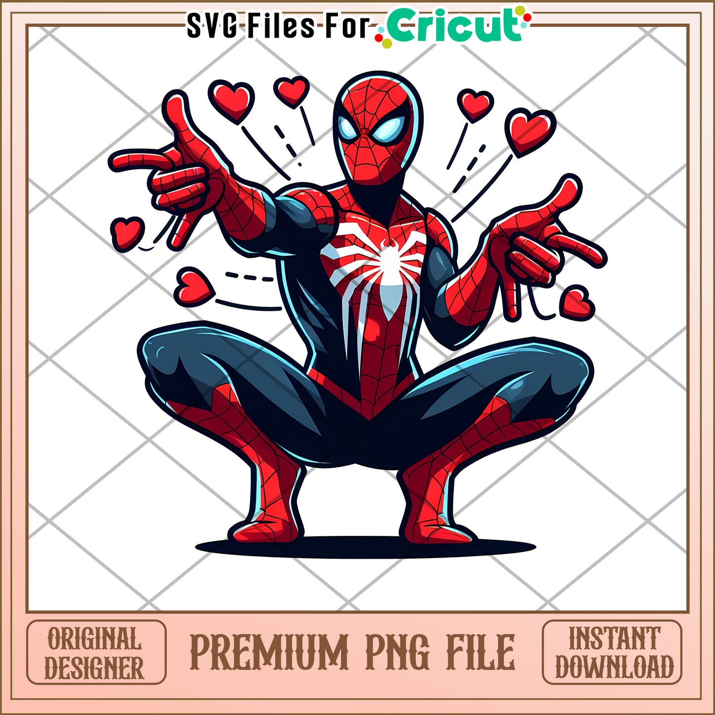 Spiderman PNG Image Instant Download