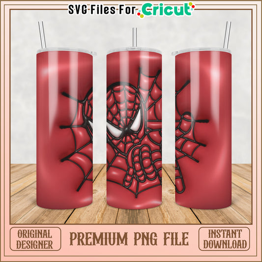 Spiderman Tumbler PNG Design for Cricut Instant Download File