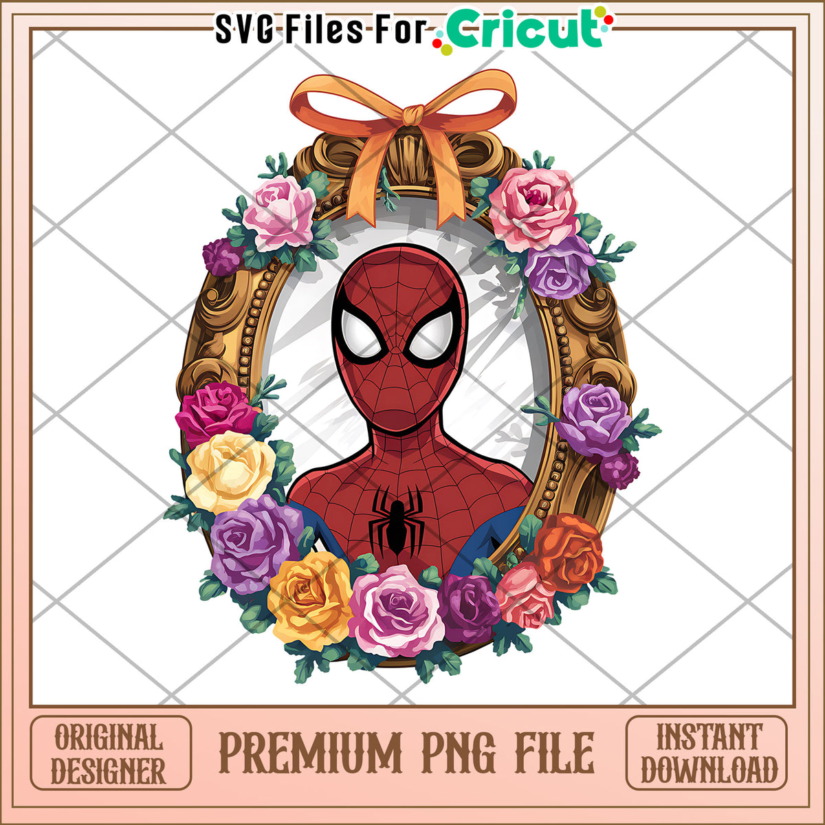 Spiderman Frame Spiderman floral frame PNG file, perfect for creative projects – svg ...