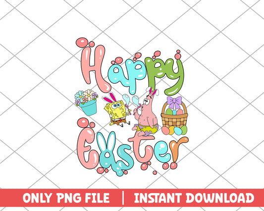 Spongebob happy easter png