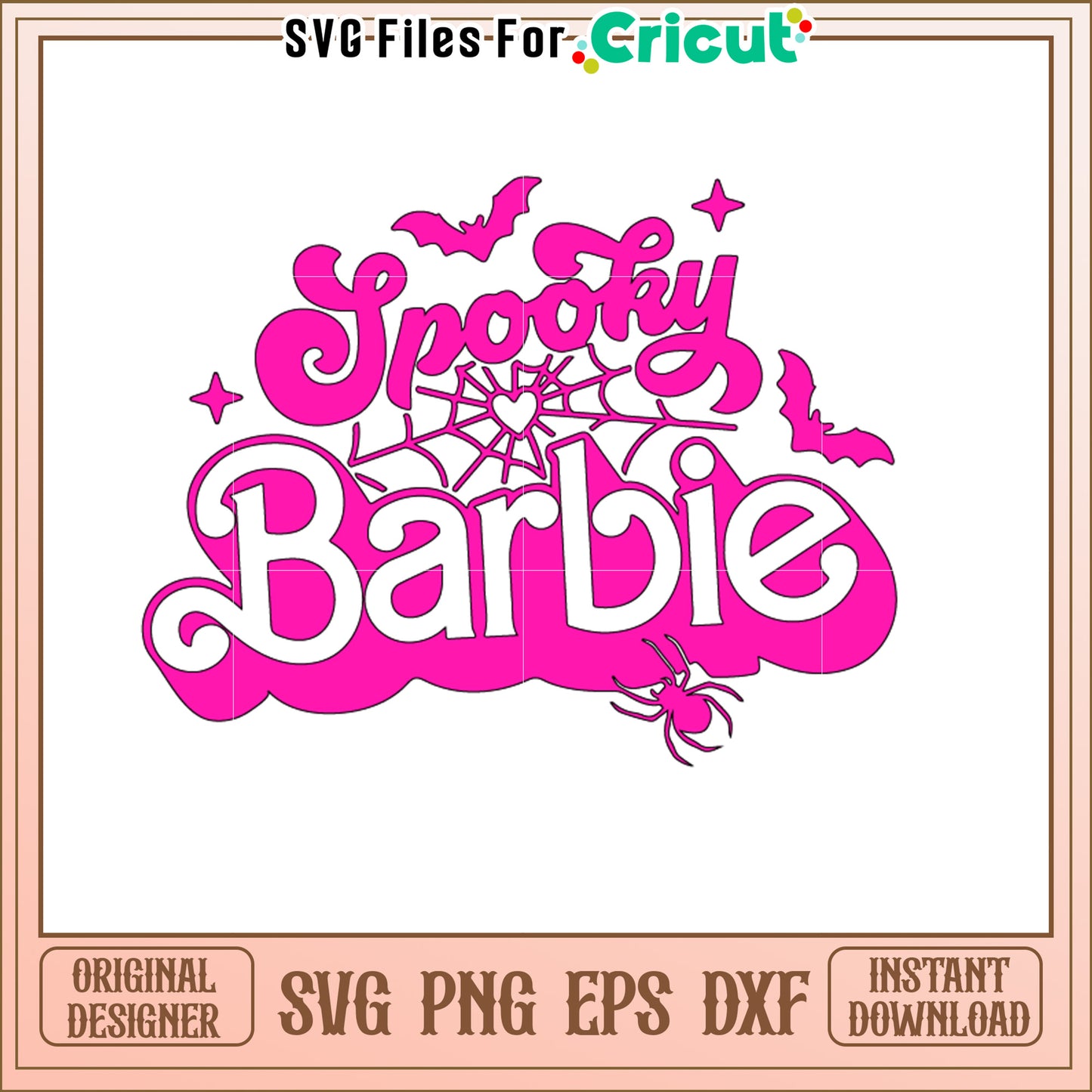 Spooky Barbie SVG Cut File