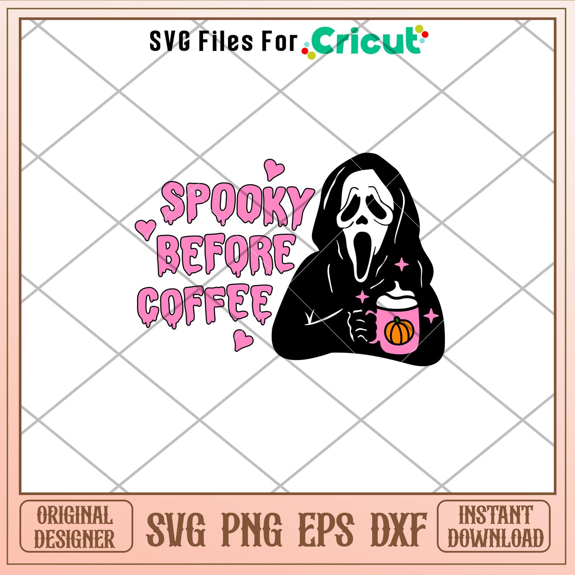 Spooky Before Coffee Scream, Spooky Before Coffee Scream Svg