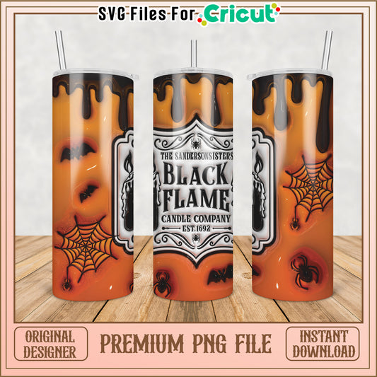 Spooky Sanderson Sisters Tumbler PNG for Halloween Crafts