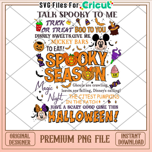 Spooky Season Disney Halloween PNG