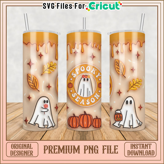 Spooky Season Tumbler PNG Sublimation Design