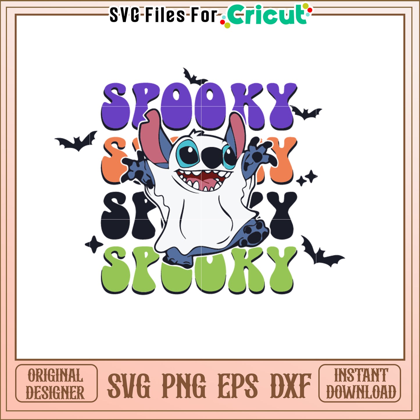 Spooky Stitch Halloween SVG